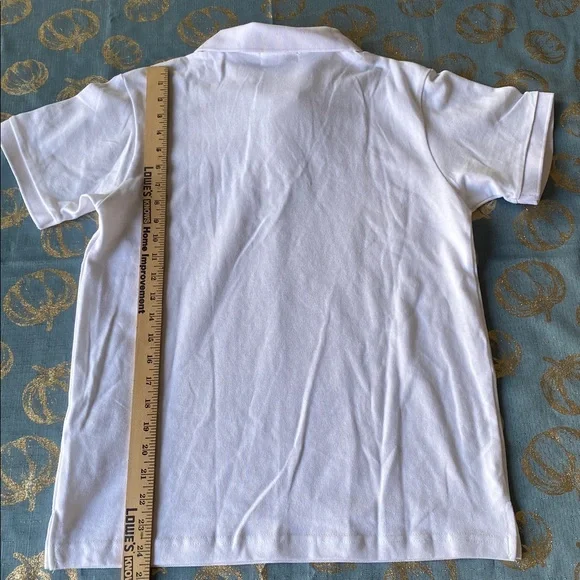 A Bathing Ape White Polo T-Shirt - Boy’s Medium - Picture 8 of 13